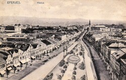 Képeslap: Eperjes, Szlovákia.