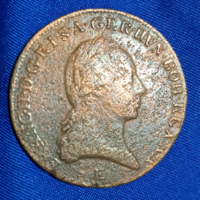 1800. Ausztria 3 Krajcár, Verdejel ''E" - Karlsburg (Osztrák Birodalom, II. Ferenc) (320)