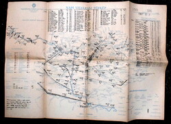 Napi Vízjárási Térkép 1967 - Kárpát-medence területén magyar helységnevek - akkor most irredenta ??