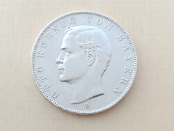 Otto Poroszország ezüst 3 márka 1910 D.