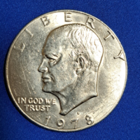 1978. Eisenhower 1 dollár USA  (344)