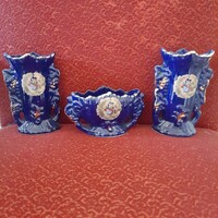 3 db vintage porcelán váza