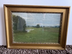 Imreh Zsimond (1900-1965): Great Plain Landscape.