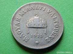 1915 Ferenc József 10 fillér VF