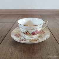 Zsolnay Pillangó mintás porcelán kávéscsésze