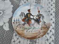 Német Kaiser porcelán Huszáros fali tál  AA