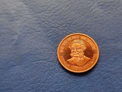 NÉMETORSZÁG TUDÓSOK SOROZAT: WERNER VON SIEMENS! BAGOLY! RITKA MINI ÉRME! UNC!