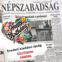 1978 február 8  /  NÉPSZABADSÁG  /  SZÜLETÉSNAPRA! Eredeti, régi ÚJSÁG Ssz.:  12957