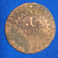 1 Krajcár, 1812 Verdejel ''S" - Szomolnok (Osztrák Birodalom,I. Ferenc József) (330)