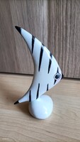 Schrammel Imre tervezte Aquincumi porcelán hal figura