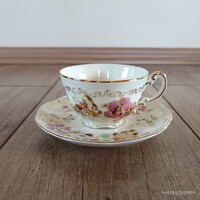 Zsolnay Pillangó mintás porcelán kávéscsésze