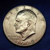 1972. Eisenhower 1 dollár USA  (340)