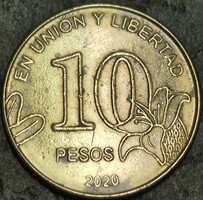 Argentína 10 peso, 2020.
