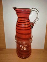 Muranoi üveg kancsó - 29 cm magas (4/d)