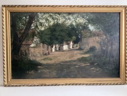 Károly Szalay (1863-1936): End of the Village.
