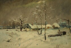 Kasznár Ring Jenő (1875-) : Téli tanya
