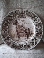 Angol porcelán lapos tányér /Burslem/