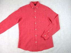 EREDETI MASSIMO DUTTI (S) ELEGÁNS KORALL HOSSZÚ UJJÚ FÉRFI LEN ING