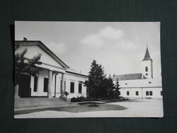 Képeslap,Tolcsva,Álltalános iskola látkép,részlet,1977-