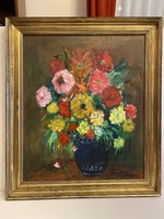 Frank Frigyes ( 1890 - 1976 ) . Virágcsendélet .