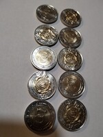 10-db 2024 ,100 forint ,Magyar Nemzeti Bank 100 éves , emlékérme.