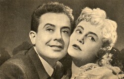 Képeslap: Színészek, Temesi Hédi és Kállai Ferenc.