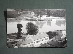 Képeslap,Tokaj,ÁFÉSZ halászcsárda látkép,részlet,1957-