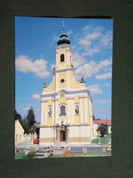 Képeslap,Tolna,Nagyboldogasszony templom látkép,részlet,2000-