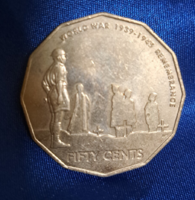 Ausztrália 2005. emlék 50 Cent  "A II. Világháború vége" (604)