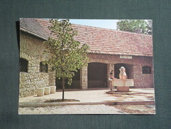 Képeslap,Tapolca,Tavasbarlang bejárata látkép,részlet,1977-