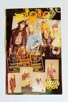 Poison American rock band postcard
