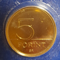 Csak 7000 darab ! 5 Forint 2022. UNC ! fólia alatt BU (164)