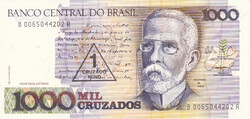 Brazilia - 1000 cruzados 1988. UNC