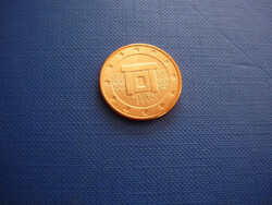 MÁLTA 5 EURO CENT 2013 ! UNC! RITKA!