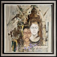 Cs. Pataj Mihály ,,Látomás Pusztaszeren" Festmény /SZEMÉLYES ÁTVÉTEL/