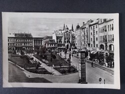 Régi képeslap Szombathely - Térrészlet - 1957