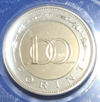 Csak 3000 darab ! 100 Forint 2022. UNC !  fólia alatt BU (161)