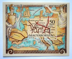 B228 / 1993 Európa nagy útjai blokk postatiszta