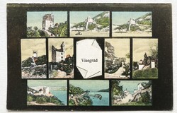 Visegrád, vár, Salamon-torony, romok, hajóállomás. Ifj. Friedrich Flórián kiadása, 1920