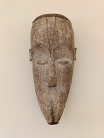 Afrikai maszk antik Fang népcsoport nagy méretű fa Gabon africká maska Fal 24 296 1970