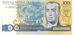 Brazilia - 100 cruzados 1987. UNC