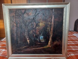 Bozsó János : " Gemenc 1972 " c. festménye