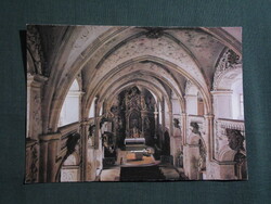 Képeslap,Sopron,Szent György templom,oltár látkép,részlet,1987-