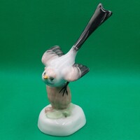 Schrammel Imre Aquincum porcelán  Őszapó,  madár figura