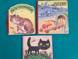 Régi kedves kis képeskönyvek a legkisebbeknek, lapozók, leporellók darabra