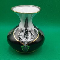 Jurcsák László Hollóházi porcelán váza