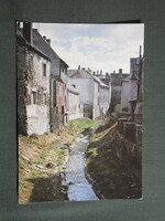 Képeslap,Sopron,Ikva patak látkép,részlet,1984-