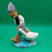 Ritka gyűjtői Káldor Aurél Ludas Matyi kerámia figura
