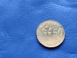 MALAJZIA /MALAYSIA 50 SEN 2012 VIRÁG! UNC!