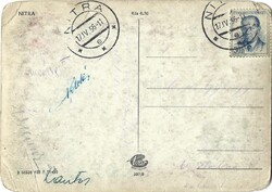 Sipos II. Ferenc Lantos Mihály, Palotás, Szimcsák I. válogatott labdarúgó aláírása 1957.